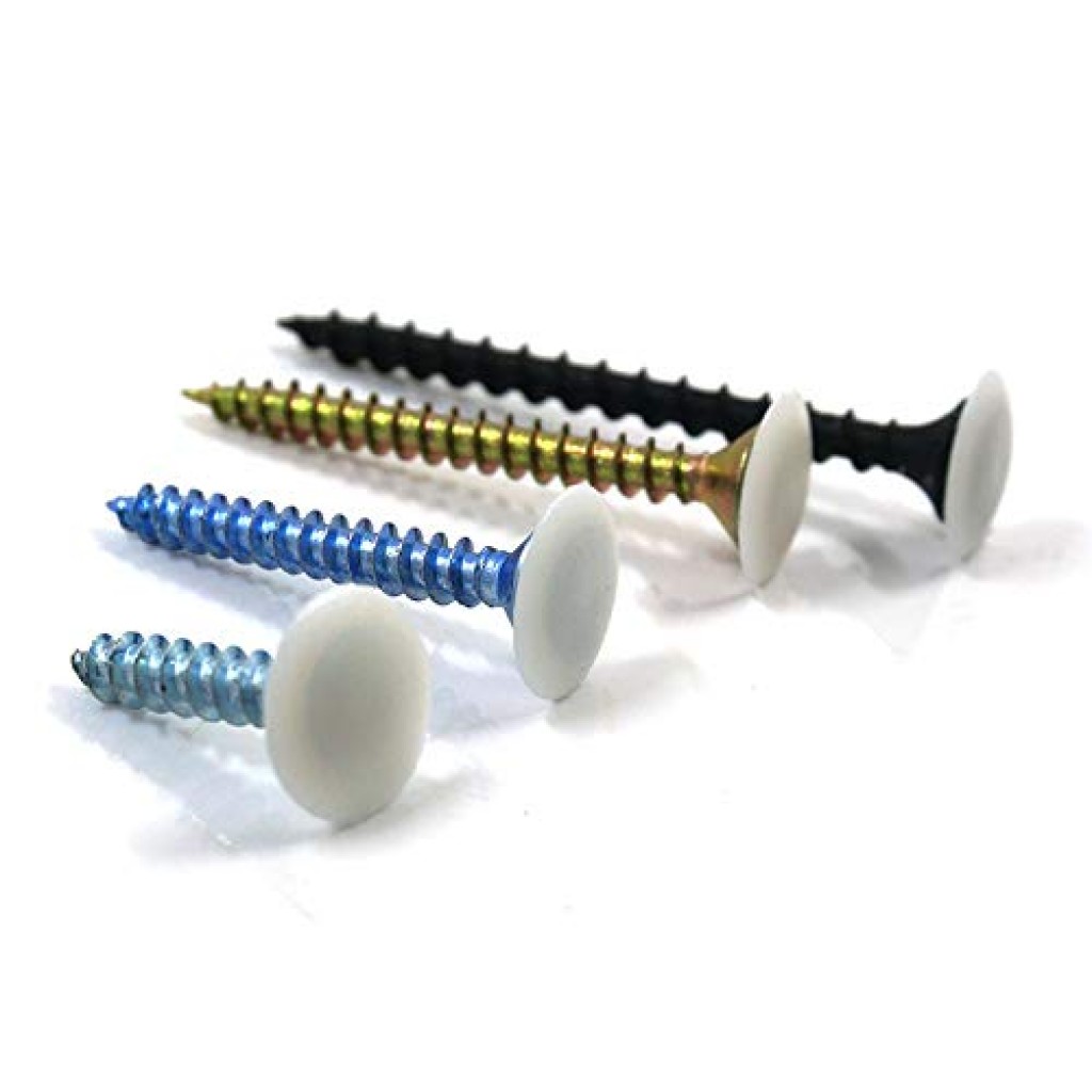 Pcs Screw Cap Covers White Plastic Self Tapping Screw Caps For Phillips Screws Head Persberg